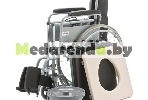 Инвалидная коляска с санитарным оснащением