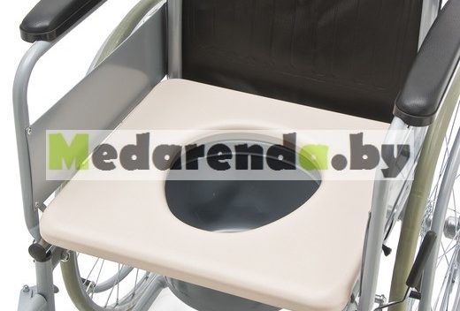 Инвалидная коляска с санитарным оснащением