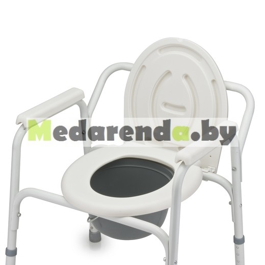 Кресло для биотуалета с поручнями